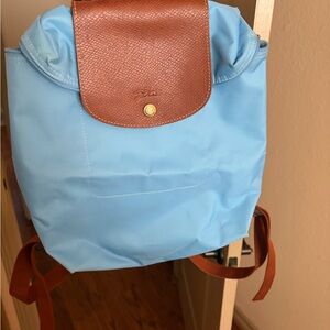 Longchamp Blue 12” Backpack